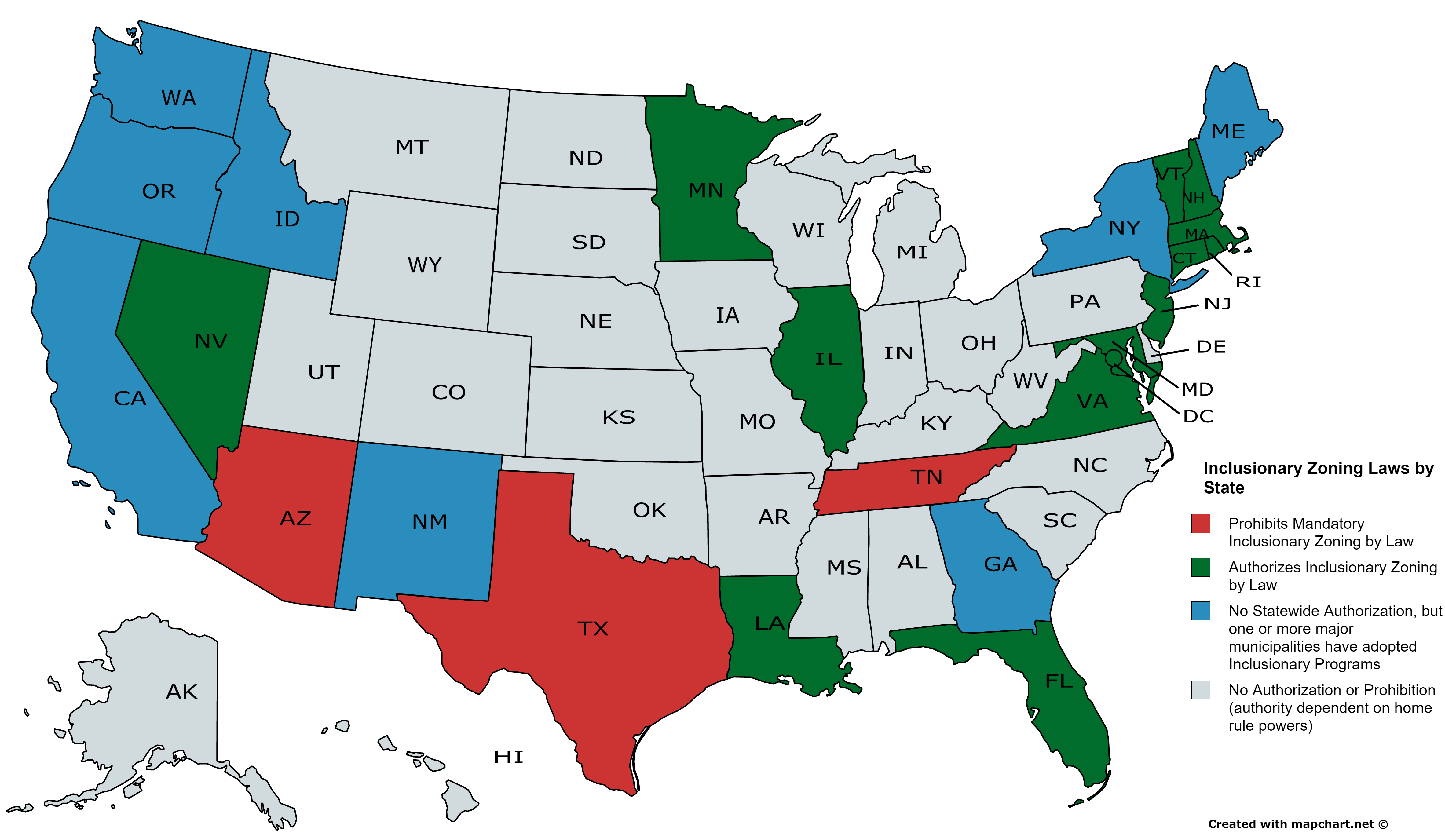 Inclusionary zoning laws by state Inclusionary Housing inclusionary-zoning-laws-by-state-inclusionary-housing